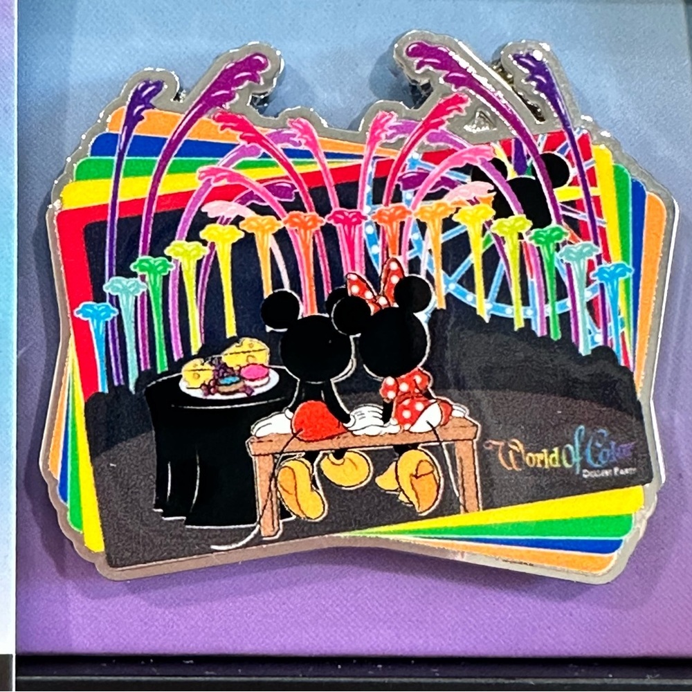 Disney Parks California Adventure World of Color Party full color pin